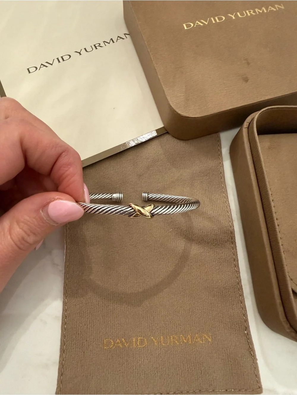 David Yurman Cable X Bracelet